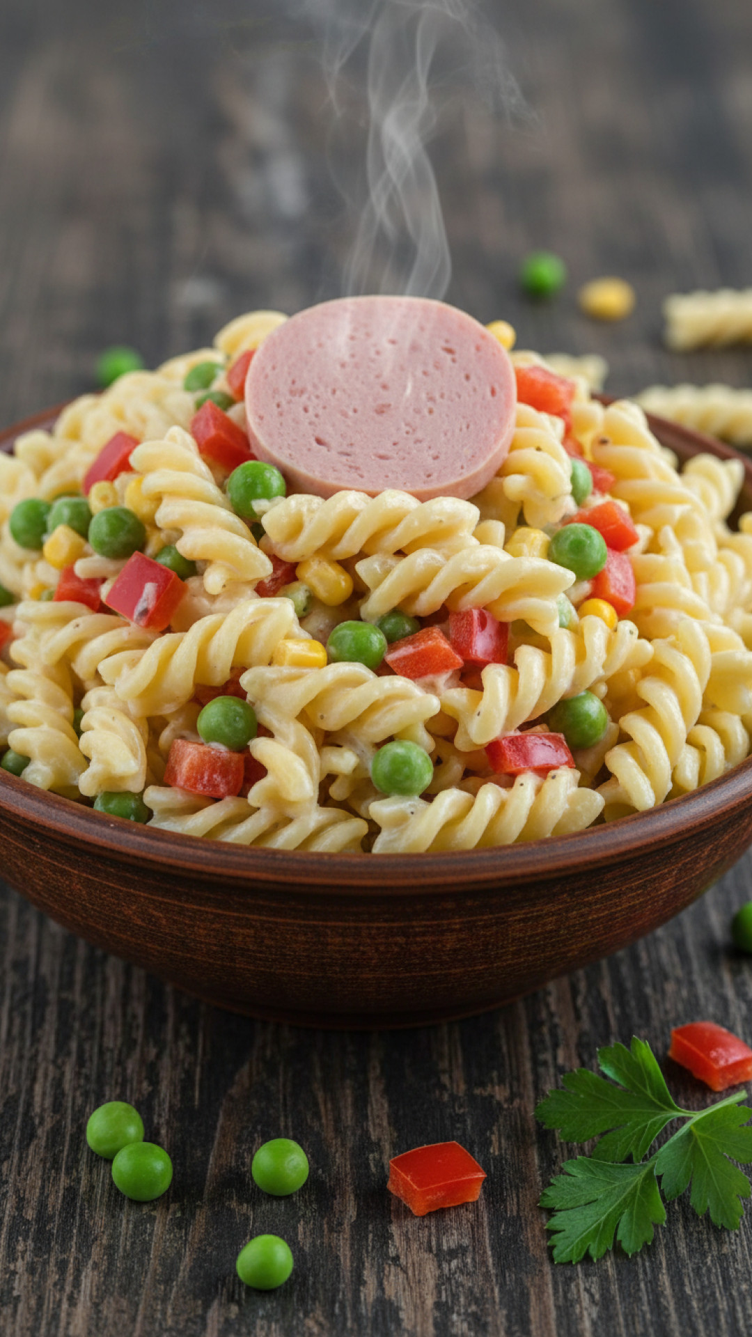 Klassischer Nudelsalat nach Großmutters Art Preparation