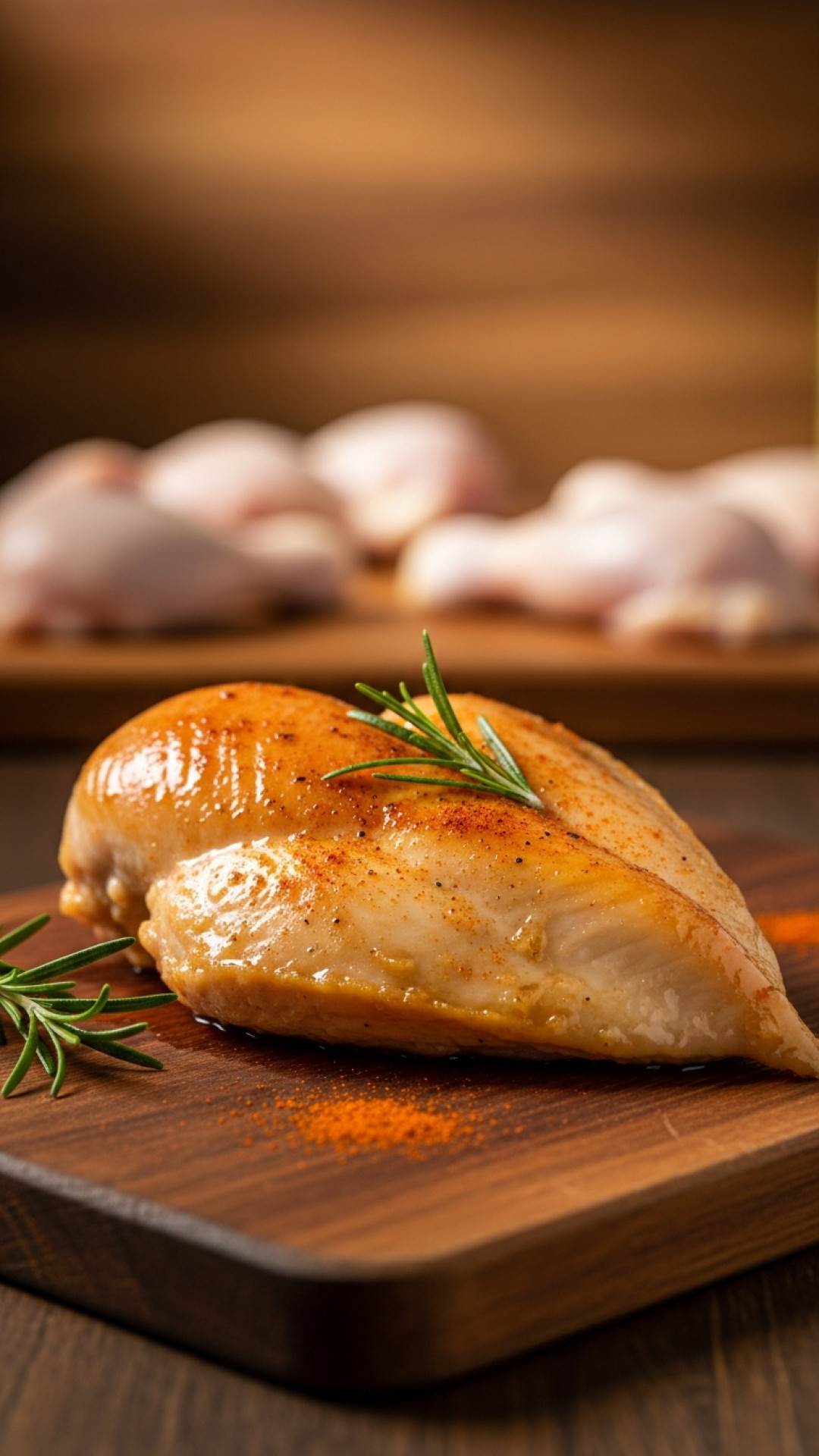 Knusprige Hähnchenschenkel mit mediterranem Ofengemüse aus dem Airfryer Preparation