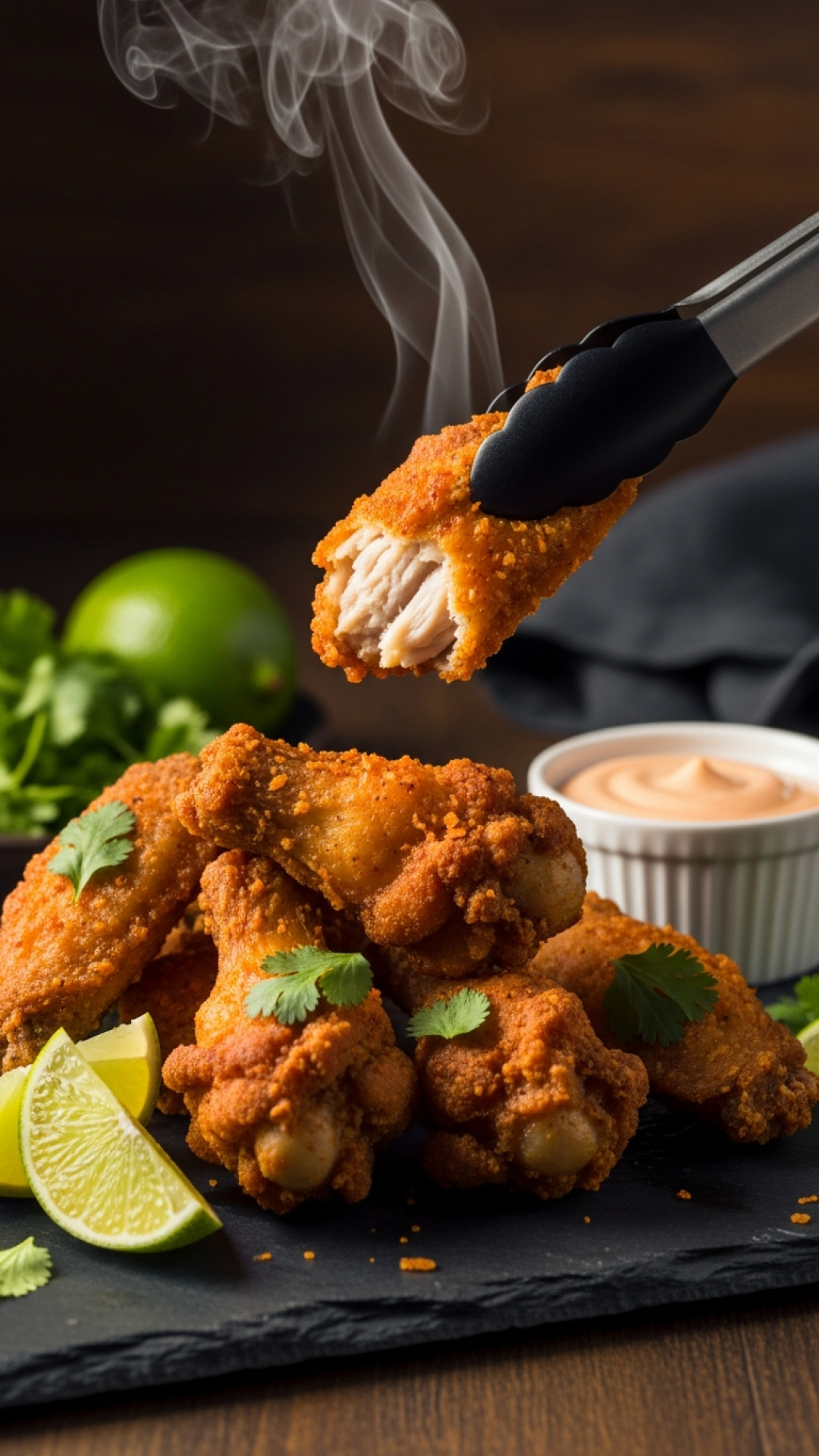 Knusprige Hähnchenschenkel mit Rosmarinkartoffeln aus der Ninja Heißluftfritteuse Preparation