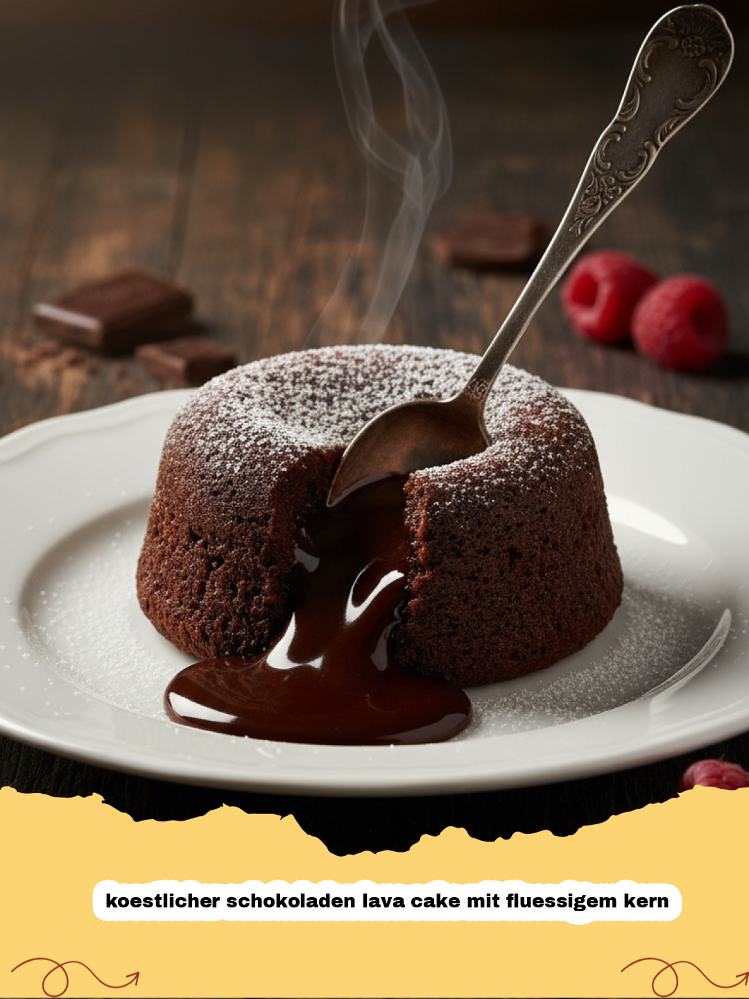 Der Unwiderstehliche Schokoladen-Traum: Dein perfekter Lava Cake!