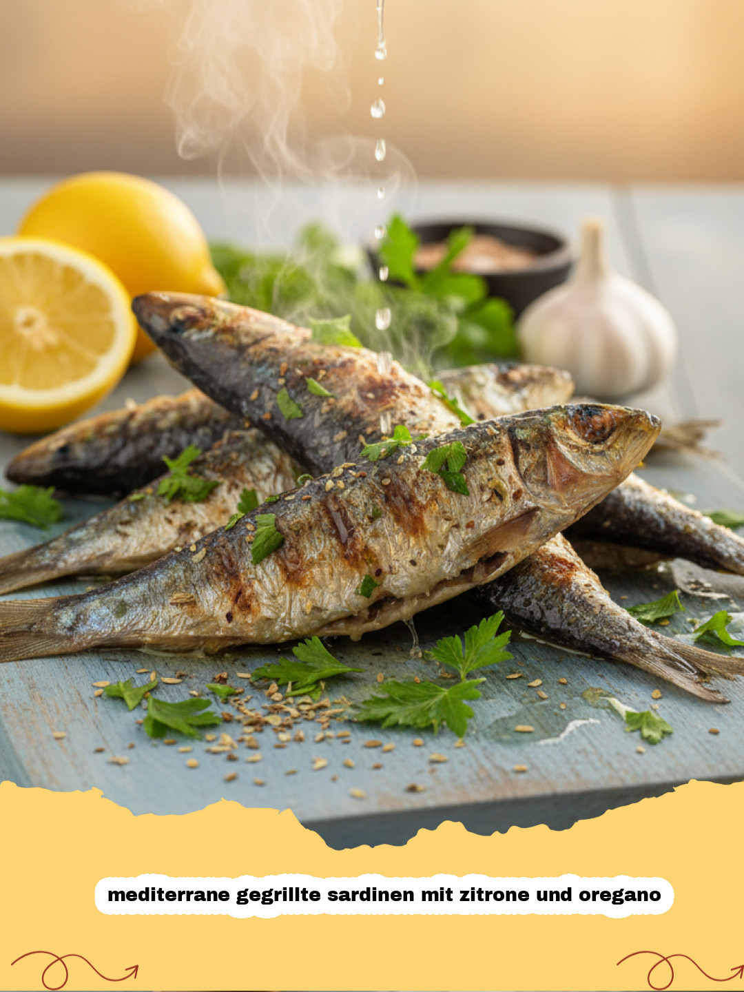 Mediterrane gegrillte Sardinen mit Zitrone und Oregano: Das ultimative Sommerrezept
