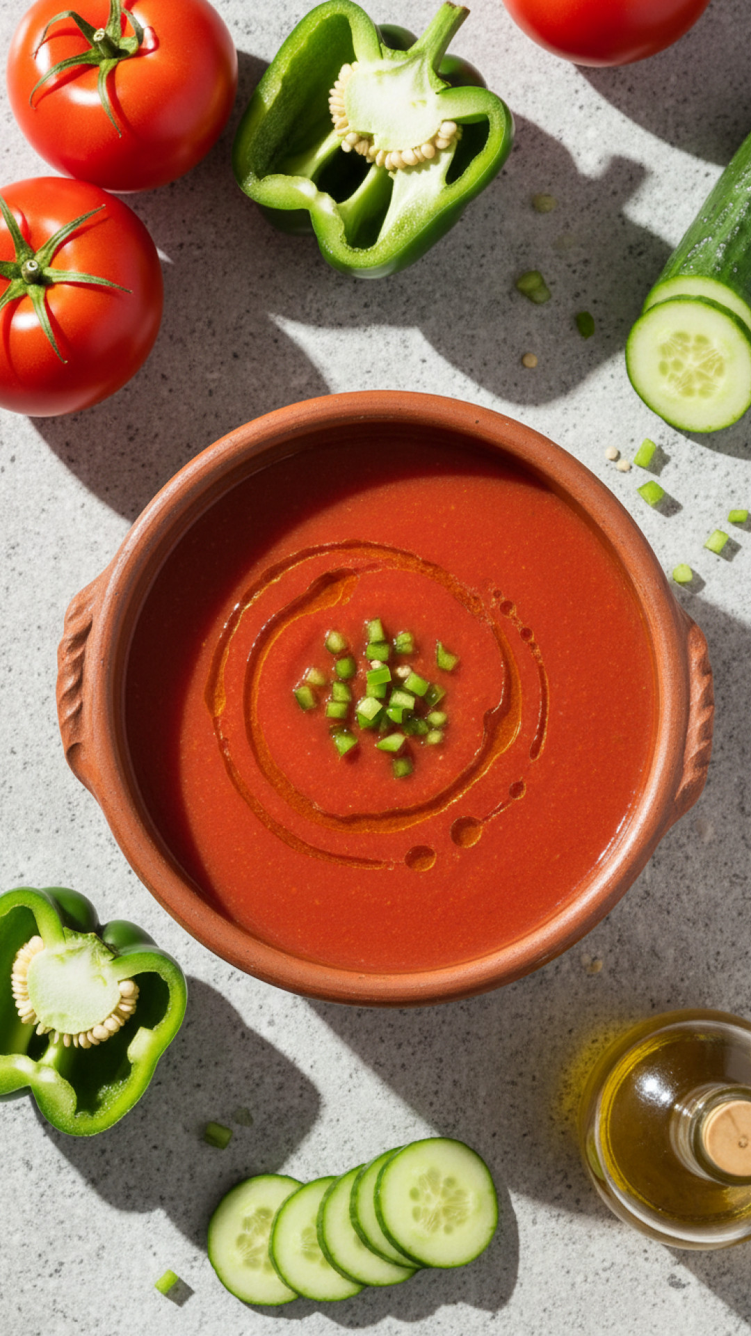 Original Andalusische Gazpacho Preparation
