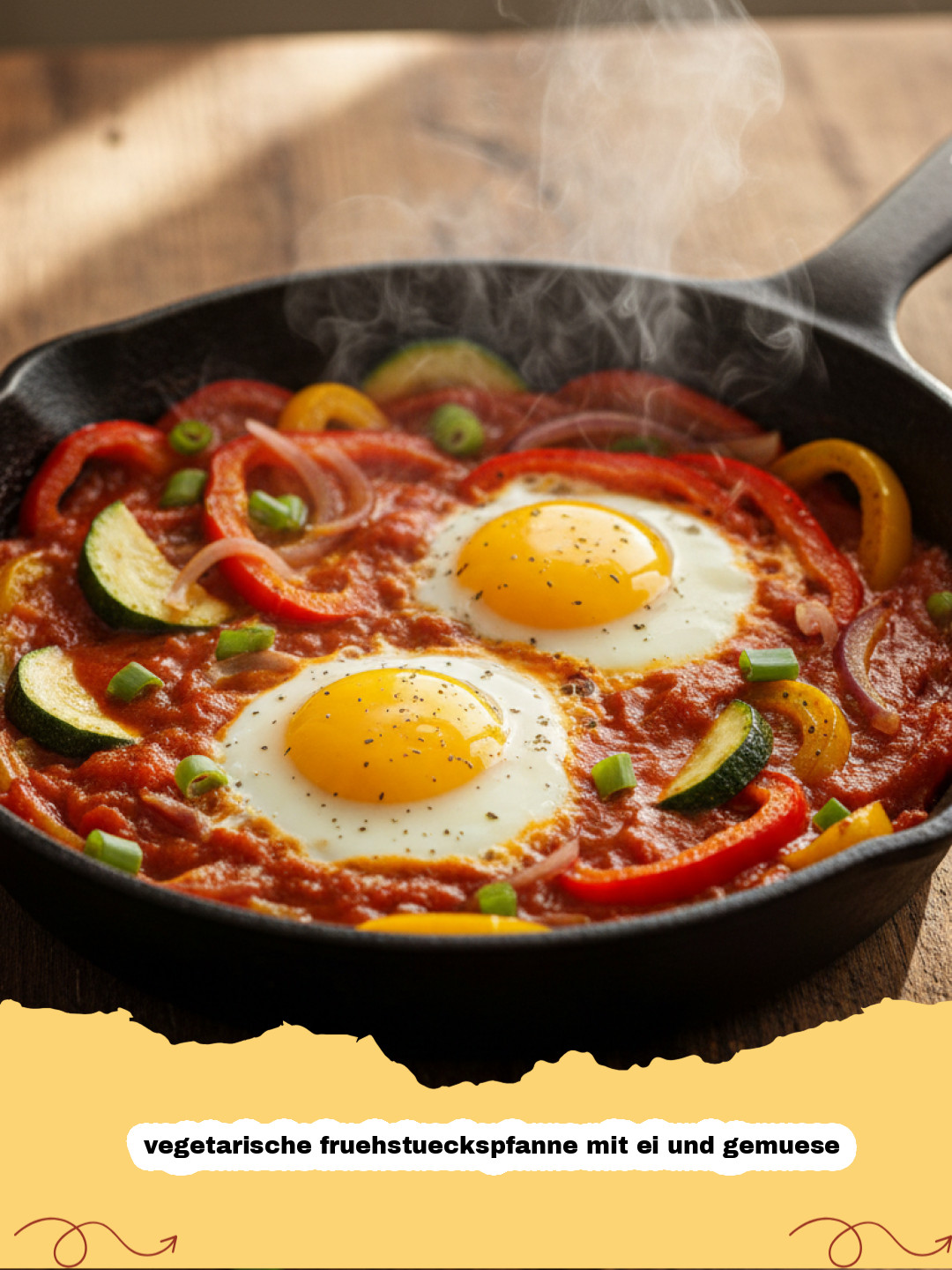 Die Ultimative Vegetarische Frühstückspfanne mit Ei und Gemüse: Dein perfekter Start in den Tag
