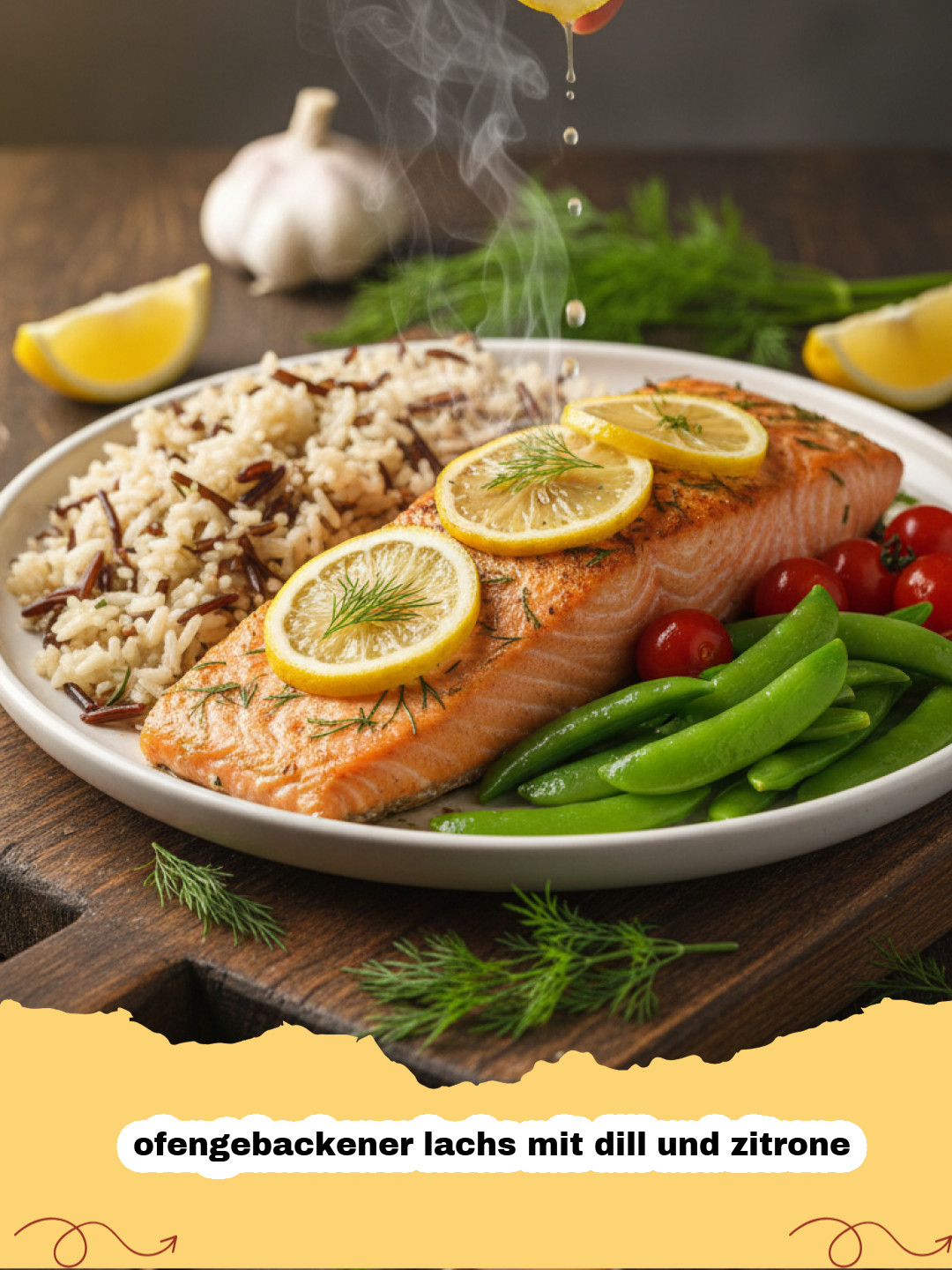 Ofengebackener Lachs mit Dill und Zitrone: Ein leichtes Rezept für unvergesslichen Genuss