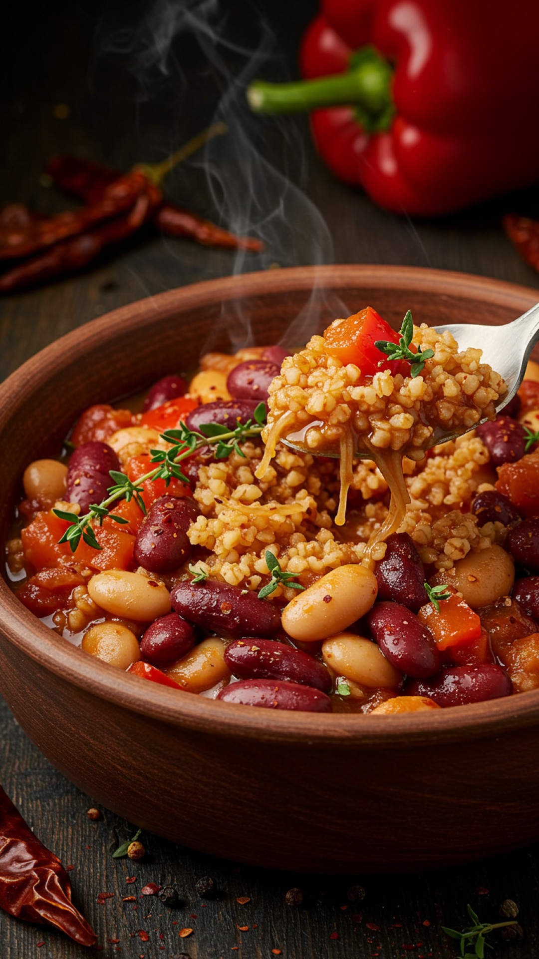 Protein-Power-Bowl mit Quinoa und Hähnchen Preparation