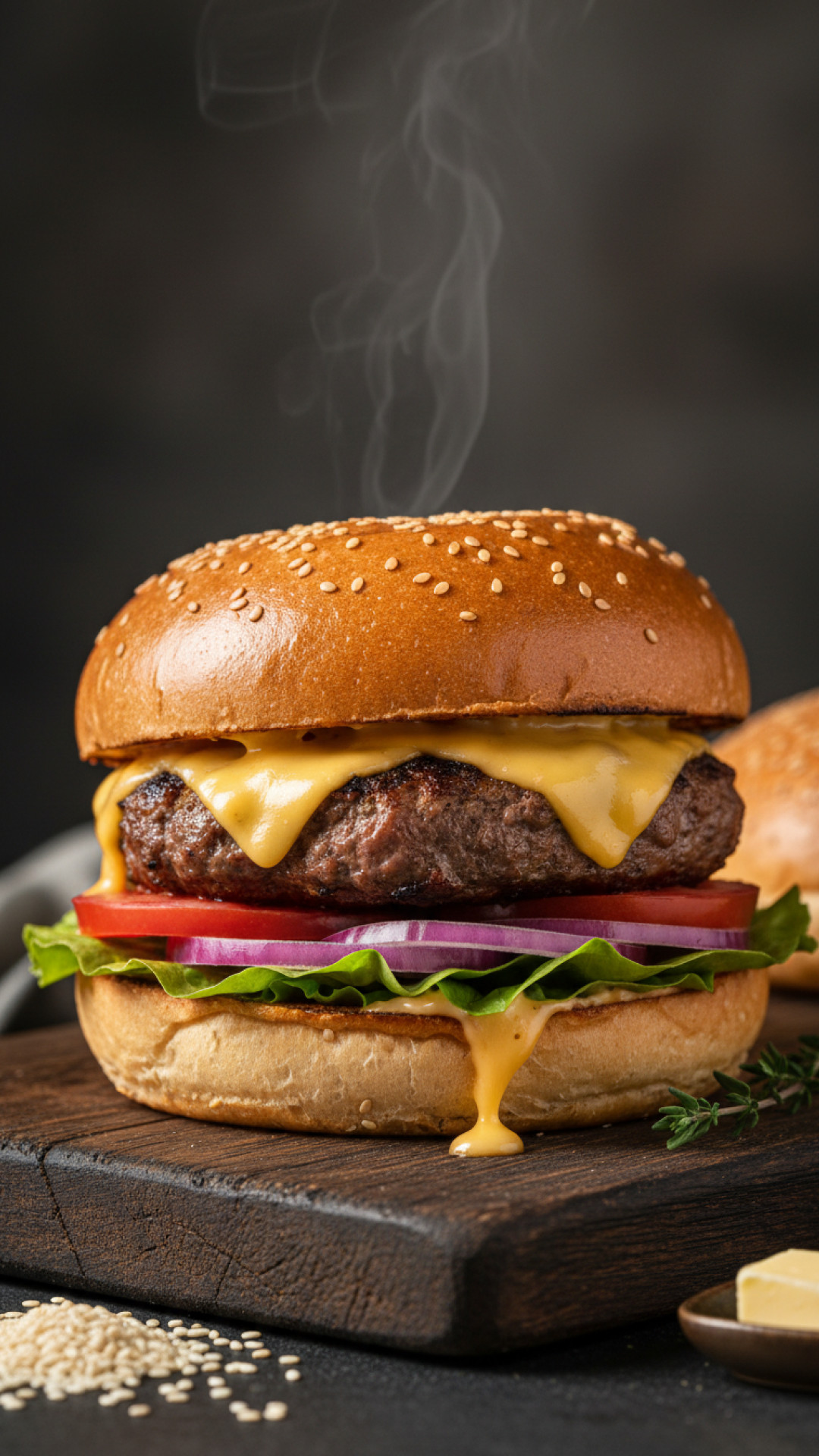 Saftige Halal Beef Burger mit Selbstgemachtem Brioche Bun Preparation