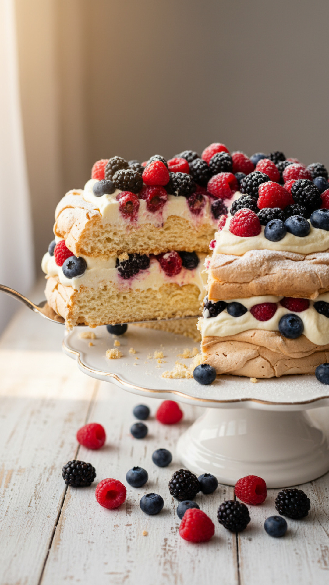 Saftige Zitronen-Quark-Mohn-Ostertorte Preparation