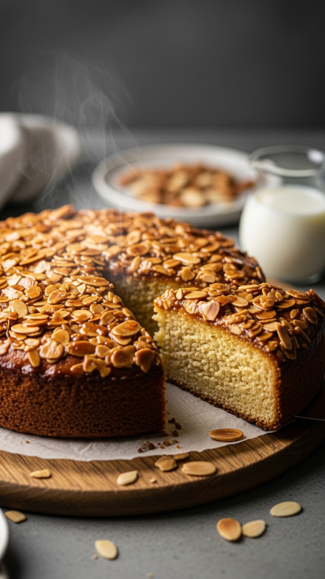 Saftiger Buttermilchkuchen mit Zitronenglasur Preparation