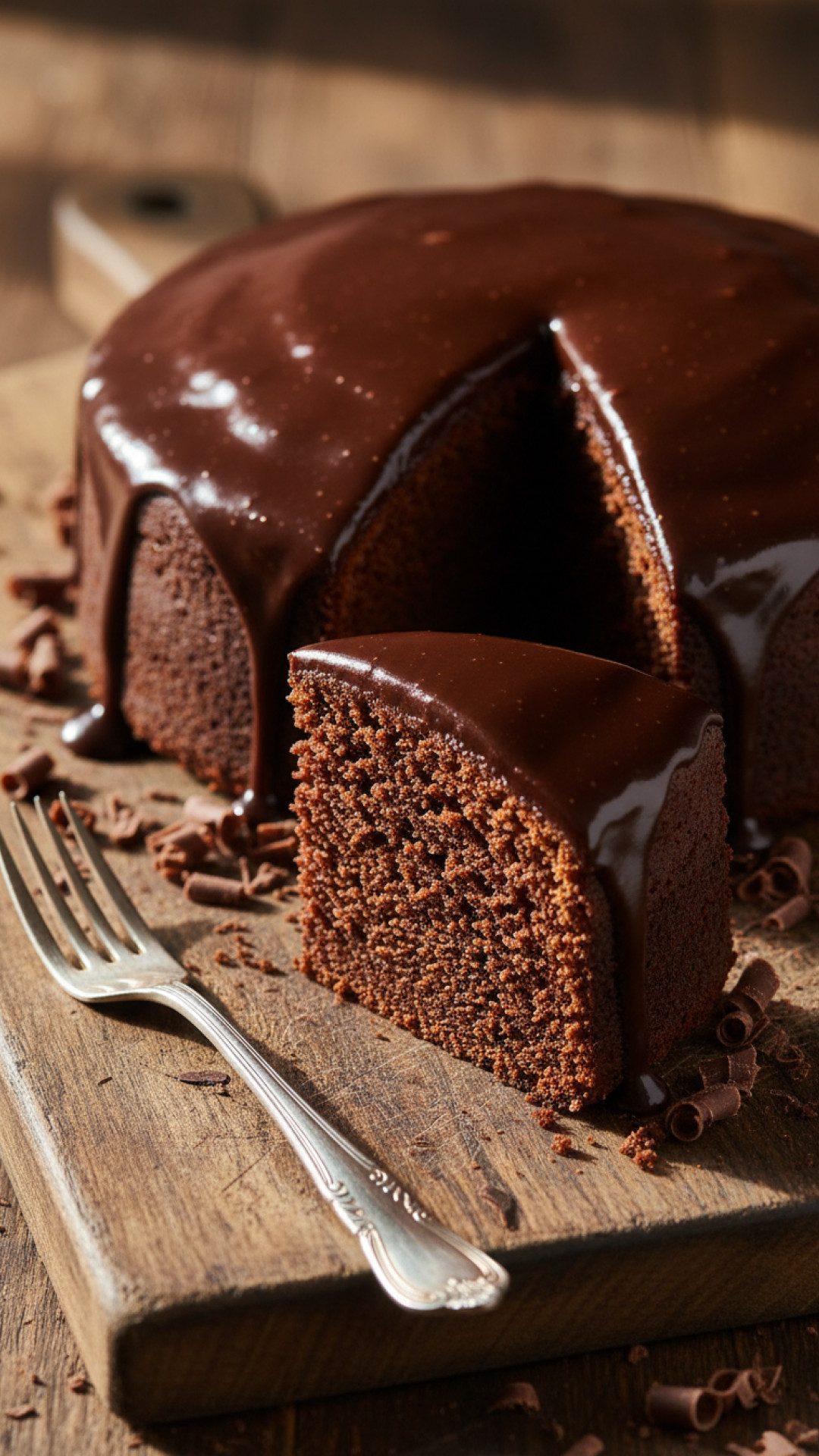 Saftiger Schokoladenkuchen ohne Rührschüssel Preparation