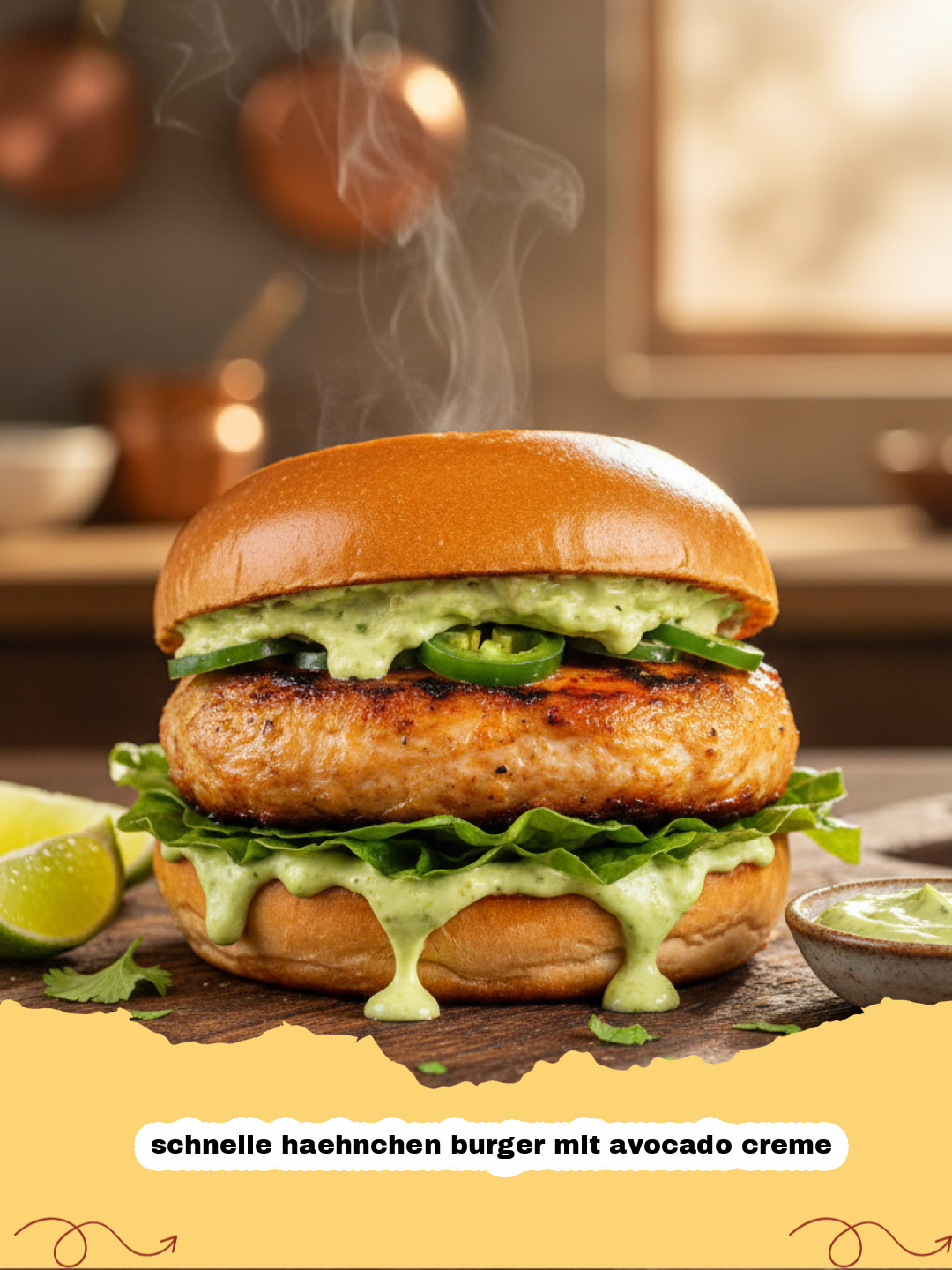 Blitzschnell & unwiderstehlich: Deine neuen Lieblings-Hähnchen Burger mit cremiger Avocado