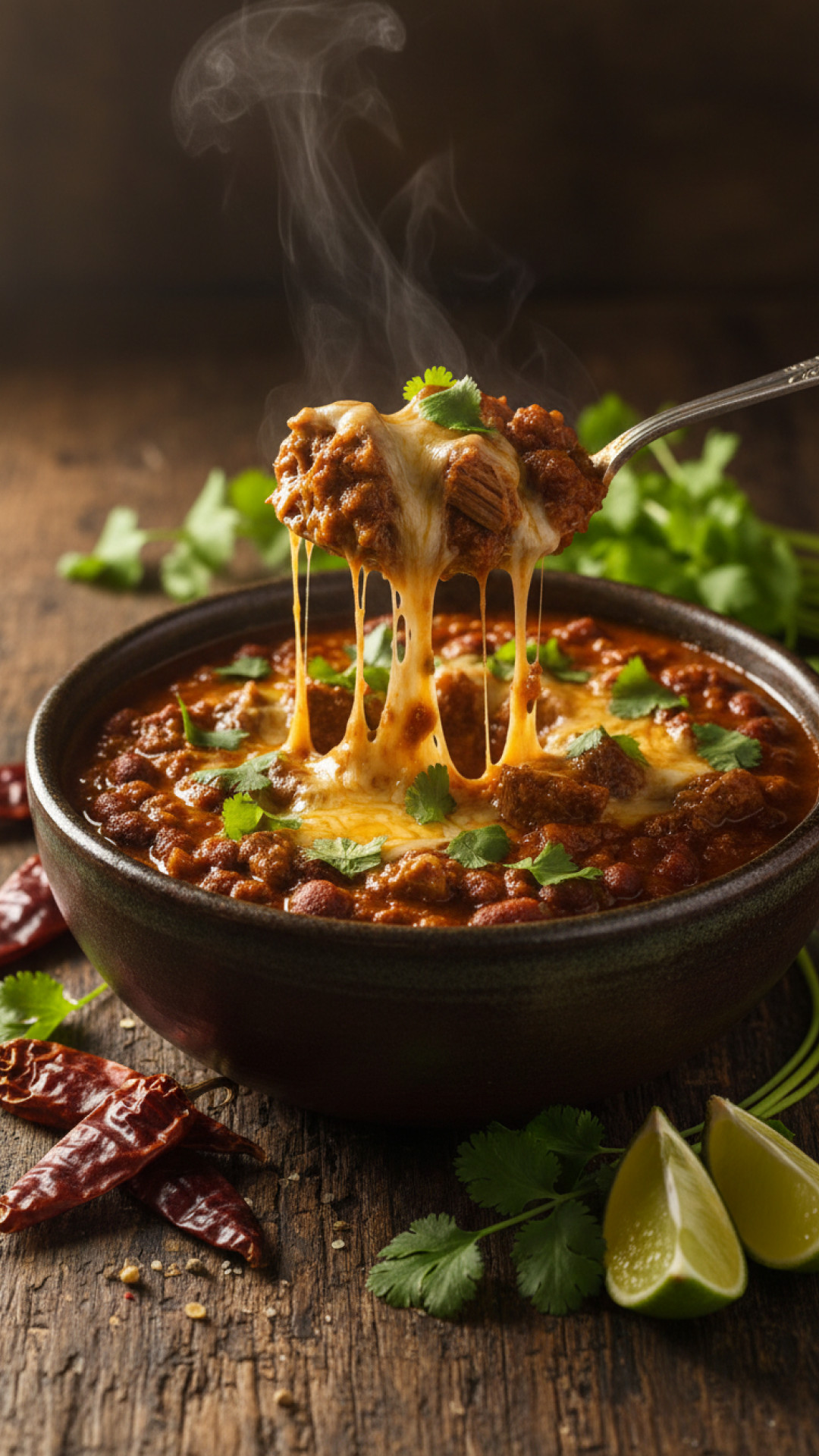Schneller Rindfleisch Chili con Carne Preparation
