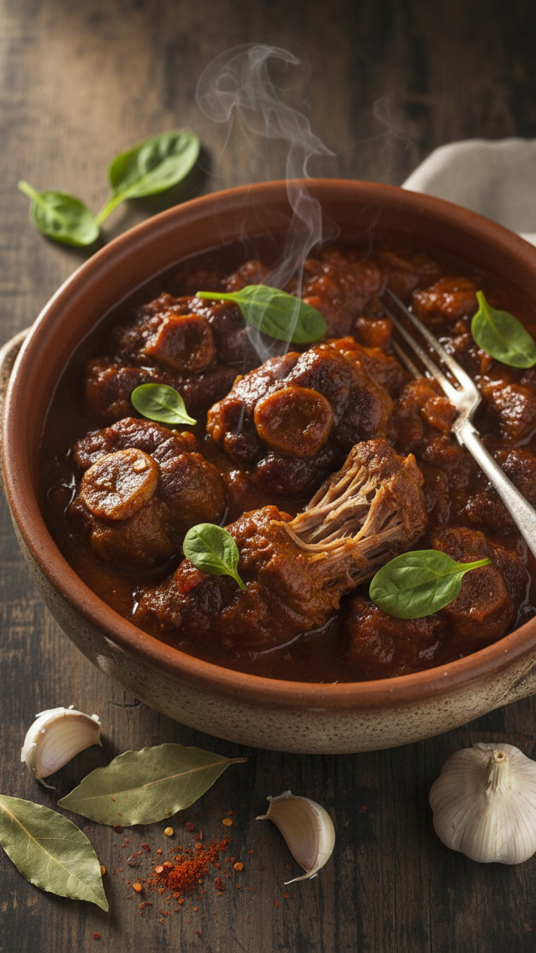 Spanischer Rabo de Toro nach Cordobeser Art Preparation