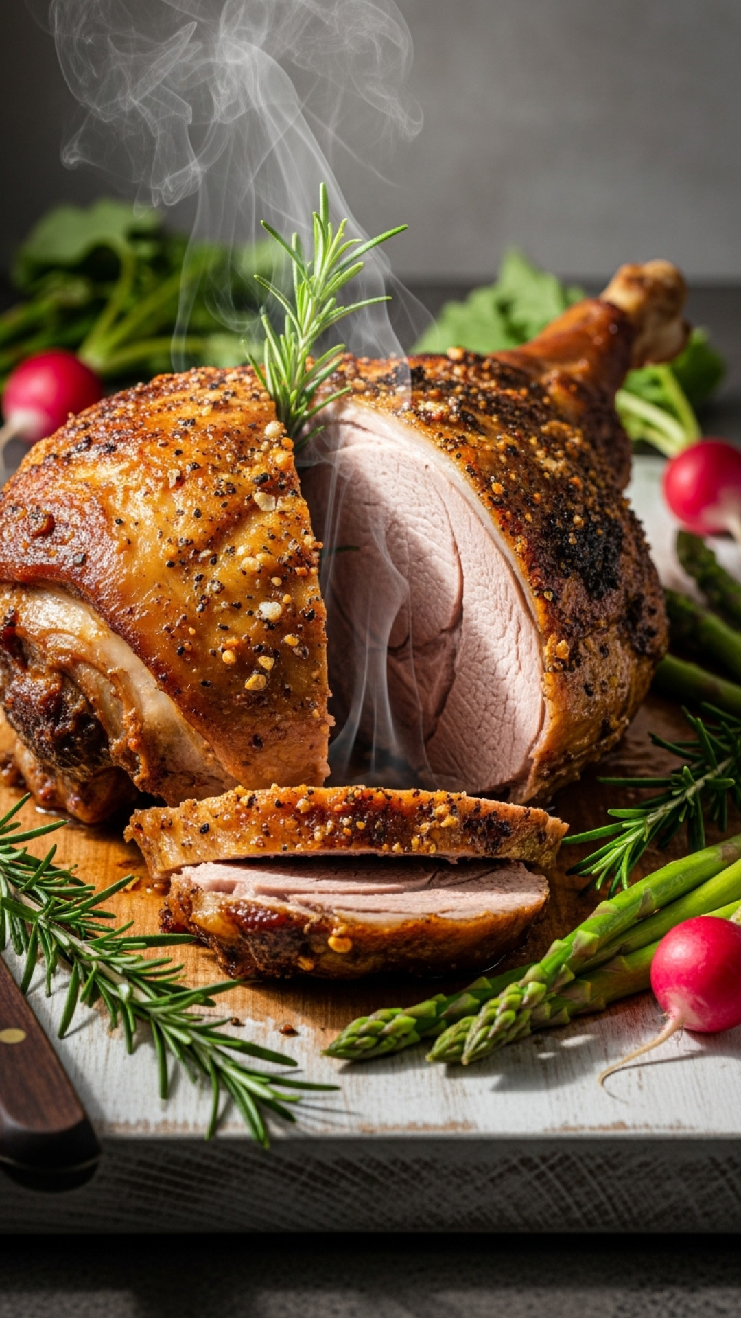 Traditionelles Osterlamm mit Kräuterfüllung Preparation