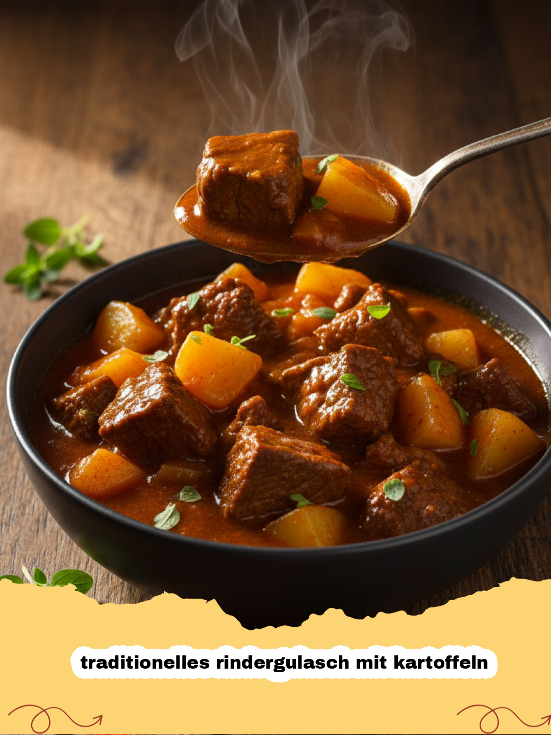 Omas Geheimnis: Das Beste Traditionelle Rindergulasch mit Kartoffeln