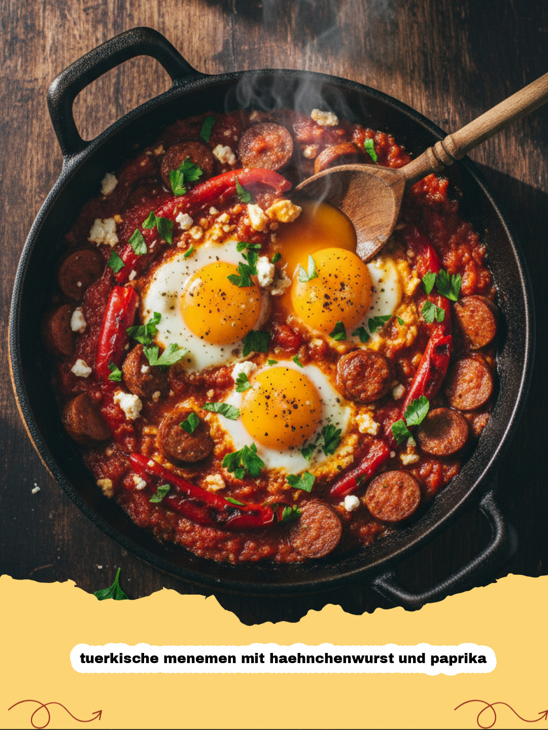 Das ultimative Menemen mit Hähnchenwurst & Paprika: Ein türkischer Frühstückstraum