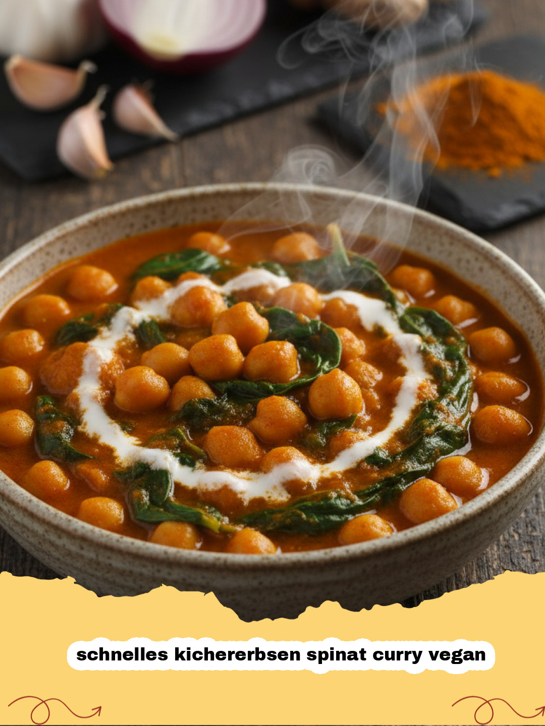 Scharf, Würzig, Schnell: Das ultimative Kichererbsen Spinat Curry (vegan)
