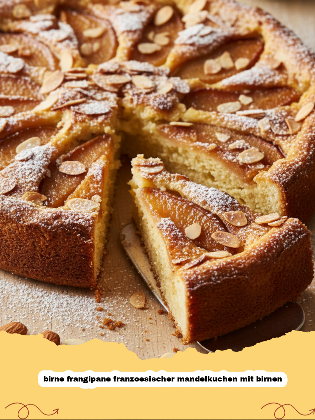 Himmlischer Birne-Frangipane-Kuchen: Ein Stück Frankreich auf Ihrem Teller