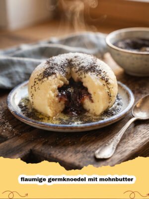 Das Geheimnis der flaumigen Germknödel mit Mohnbutter: Ein Rezept für pure Gemütlichkeit