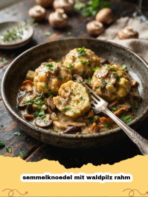 Semmelknödel mit Waldpilzrahm: Ein Herbsttraum aus Großmutters Küche