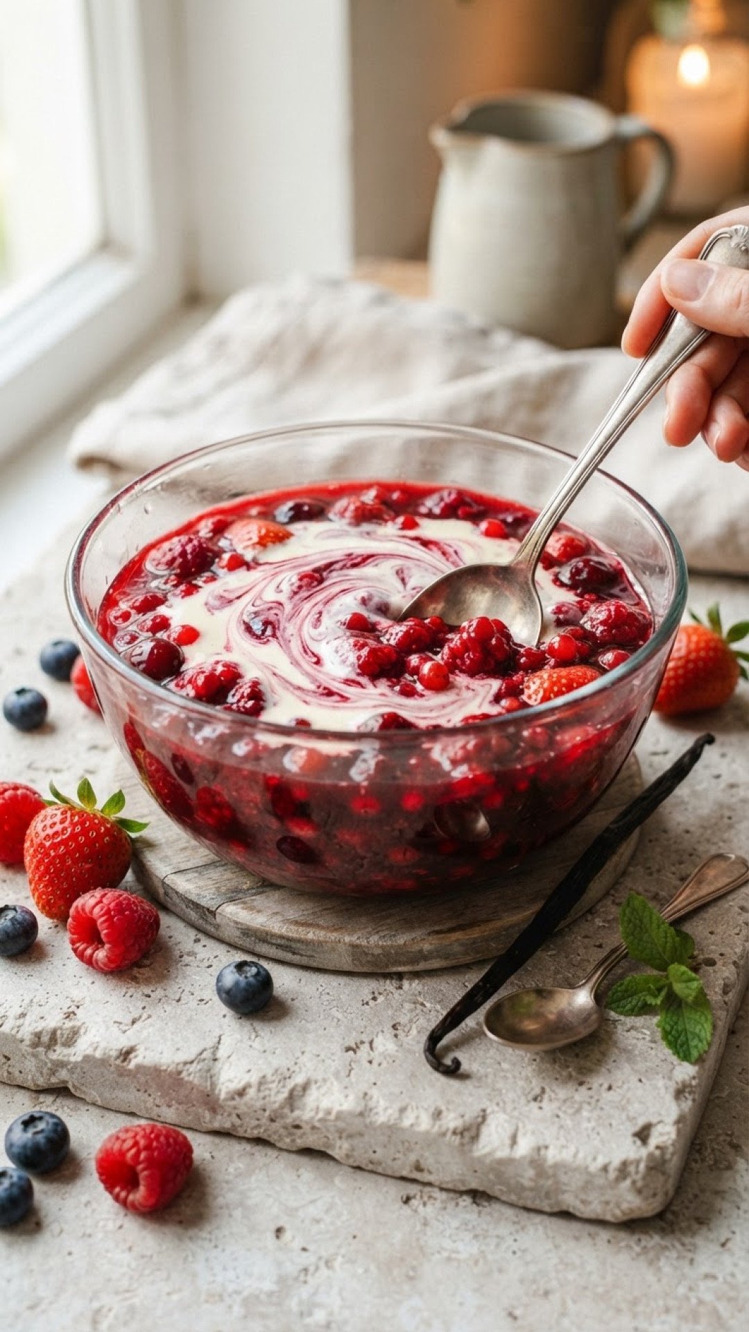 Norddeutsche Rote Grütze Preparation