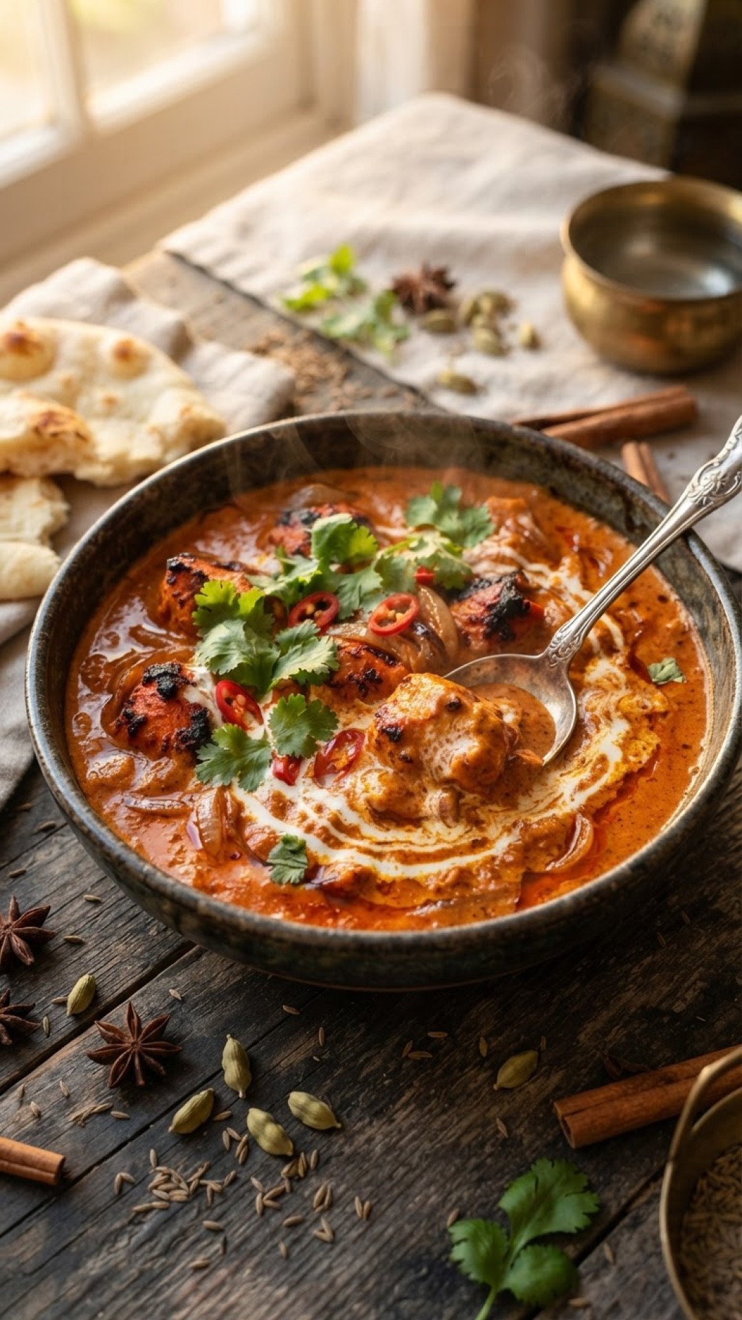 Aromatisches Hähnchen Tikka Masala Mild Preparation