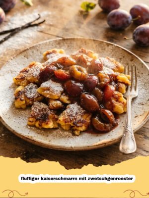 Fluffiger Kaiserschmarrn mit Zwetschgenröster: Ein Stück alpiner Himmel auf Ihrem Teller!