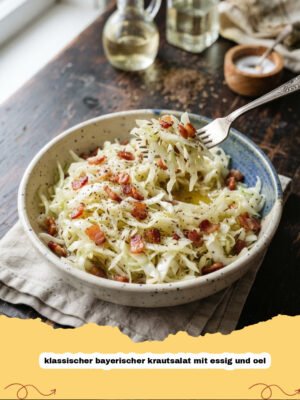 Mein herzhaftes Geheimnis: Ein echter bayerischer Krautsalat, der Kindheitserinnerungen weckt