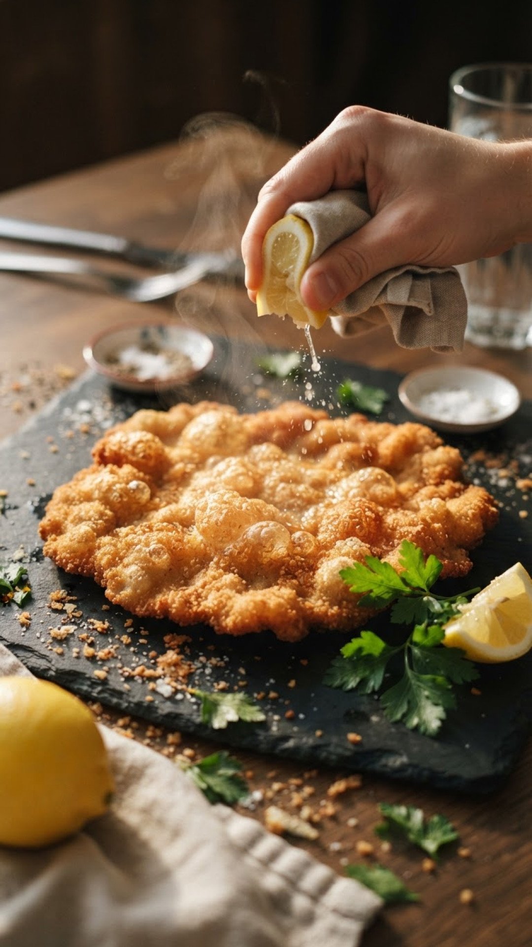 Original Wiener Schnitzel vom Kalb Preparation
