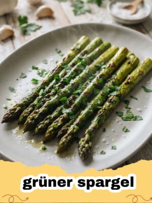 Grüner Spargel: Mein Lieblingsrezept für eine einfache, aber unwiderstehliche Frühlingsdelikatesse
